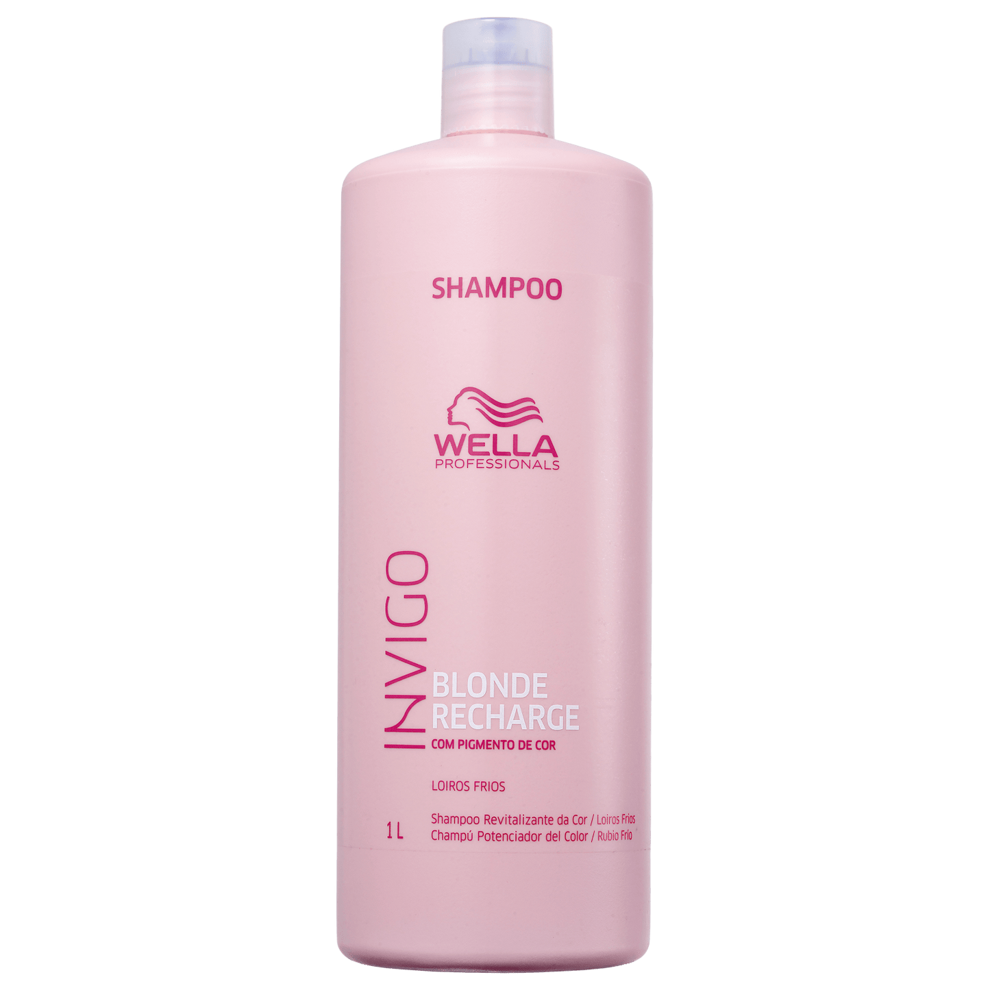 Wella Professionals Invigo Blonde Recharge Shampoo Desamarelador 1000ml