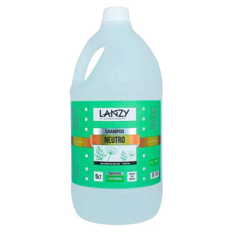 Shampoo profissional neutro Lanzy Cosméticos 5 litros