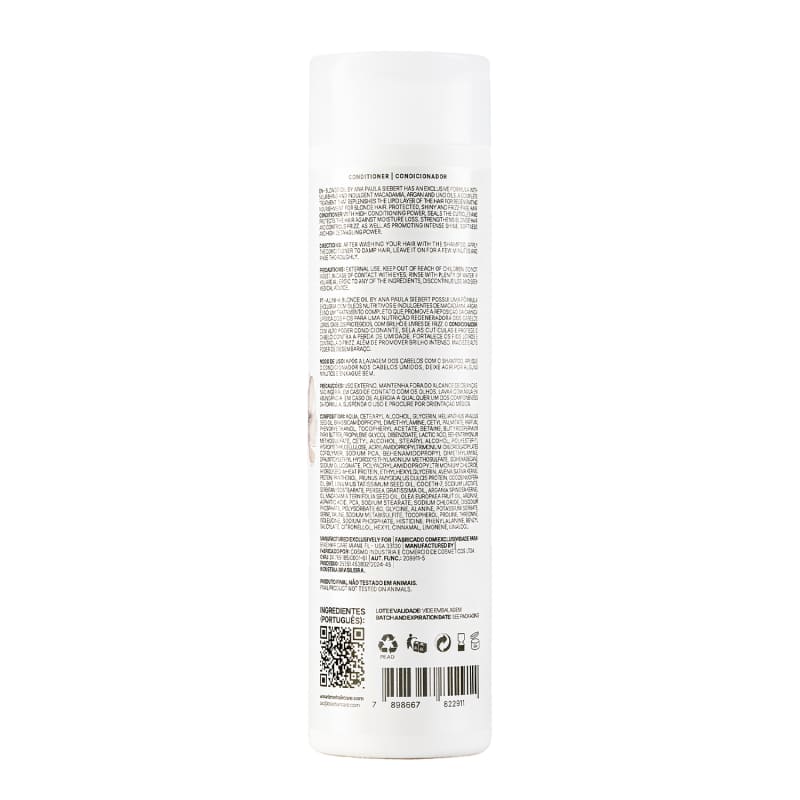 BRAÉ Ana Siebert Blonde Oil - Condicionador 250ml - verso