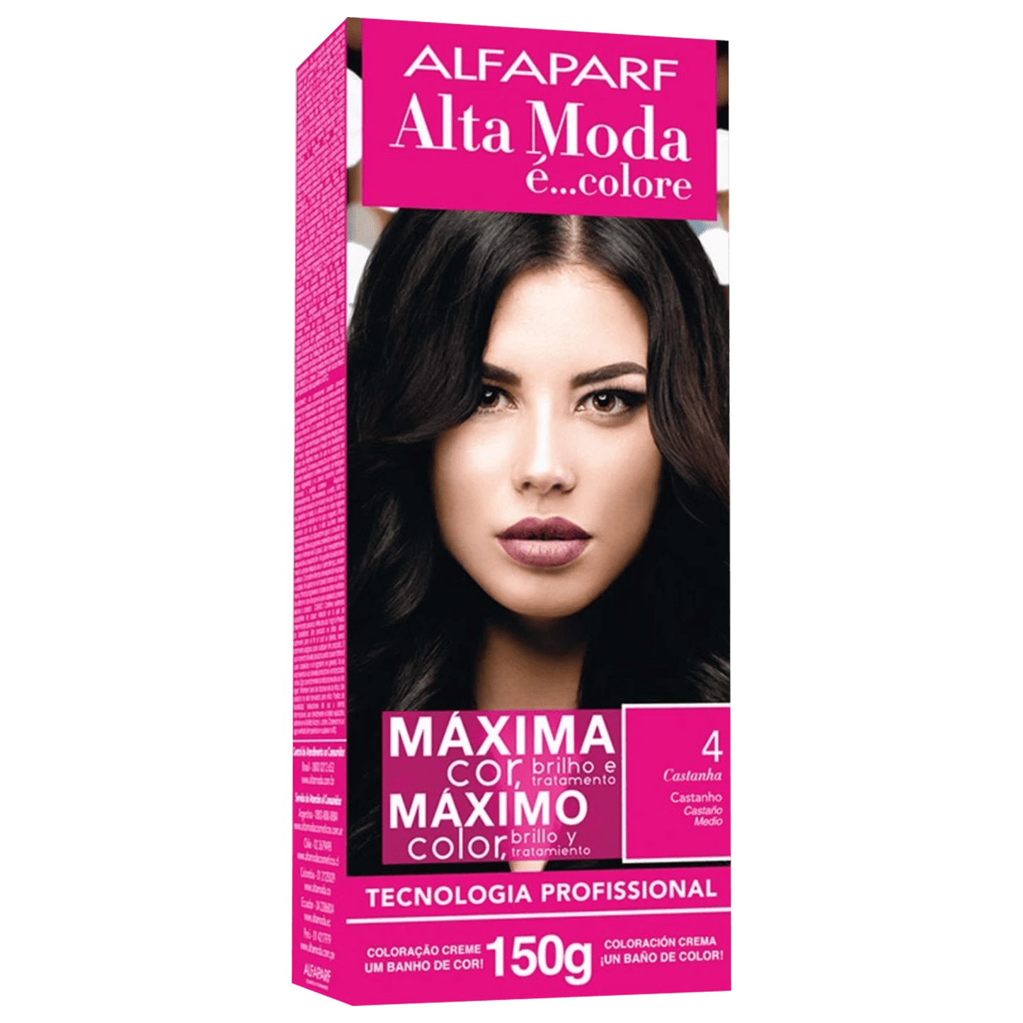 Alta Moda é... Colore 4 Castanho - Coloração Permanente 150g