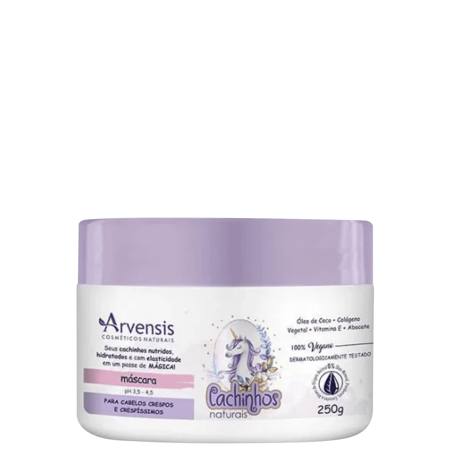 Arvensis Cosméticos Naturais Cachinhos Naturais Crespos - Máscara Capilar 250g