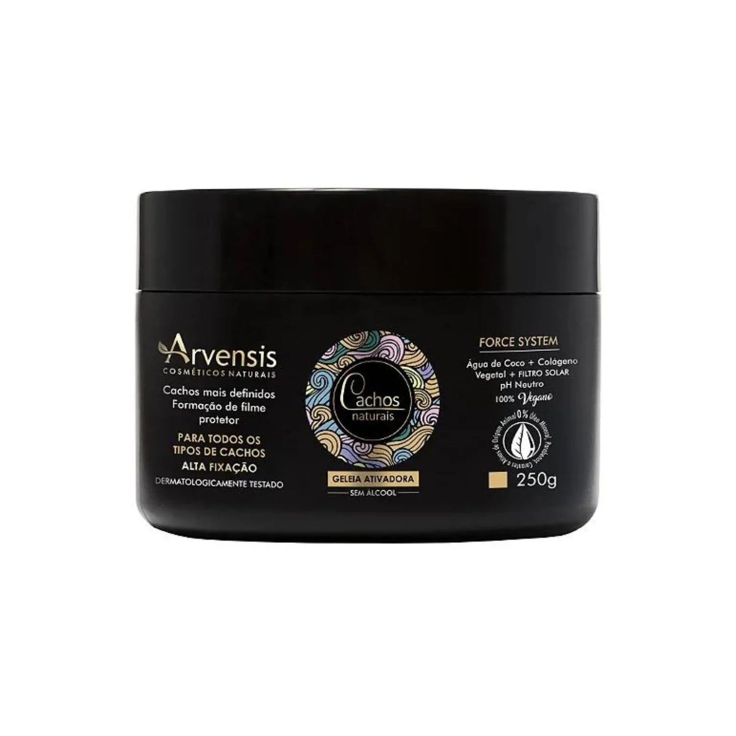 Arvensis Cosméticos Naturais Cachos Naturais - Geleia Ativadora Fixação Forte 250g