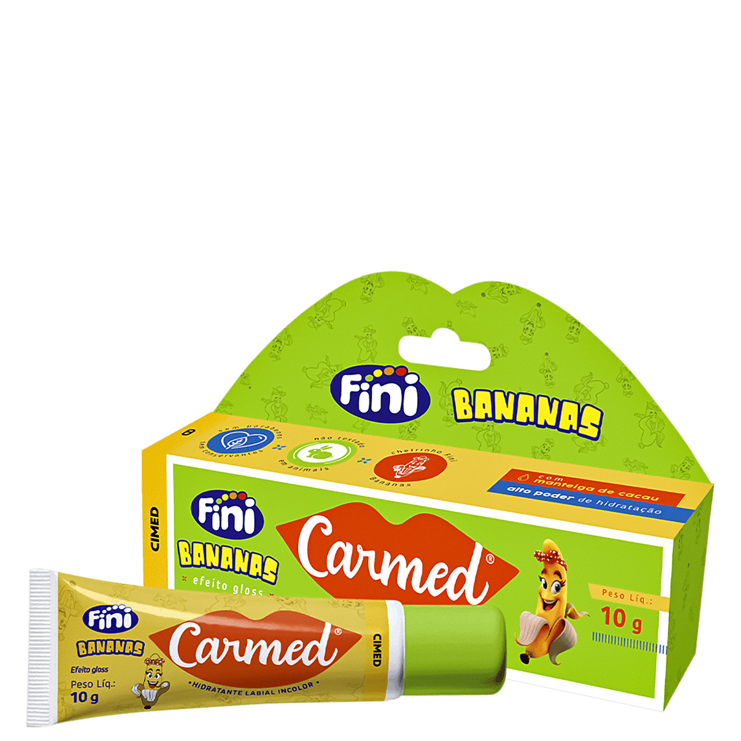 Cimed Carmed Fini Bananas - Hidratante Labial 10g