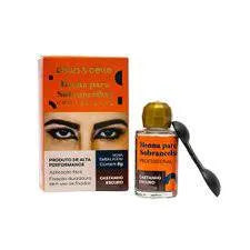 Henna Sobrancelha 8g Castanho Claro- Della & Delle