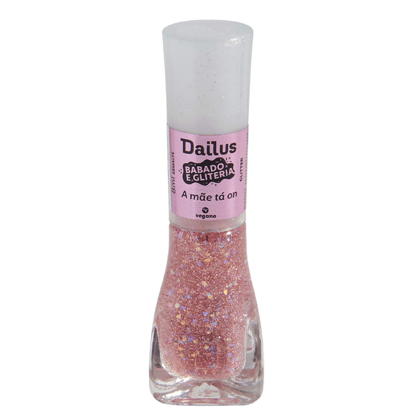 Dailus Babado e Gliteria A Mãe Tá On - Esmalte 8ml