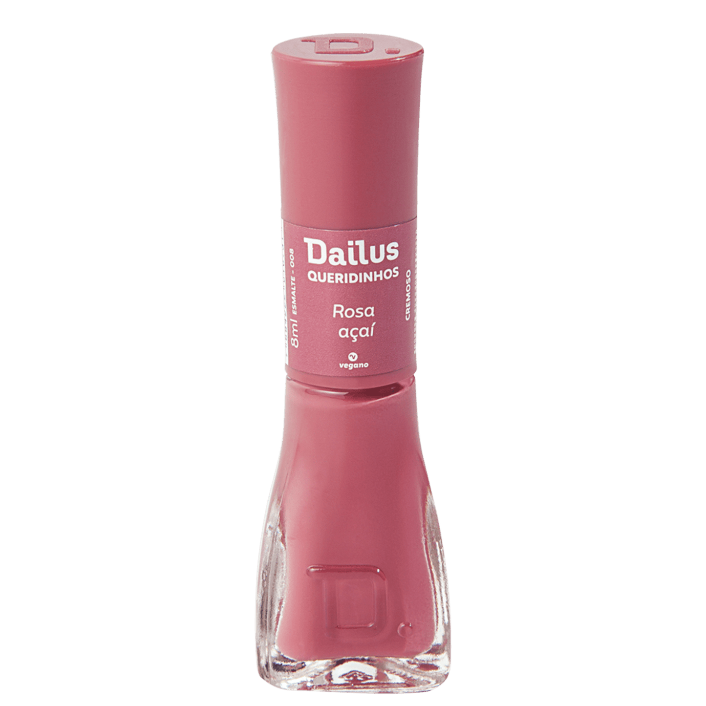 Dailus Nude Cada um Tem O Seu! 08 Rosa Açaí - Esmalte Cremoso 8ml