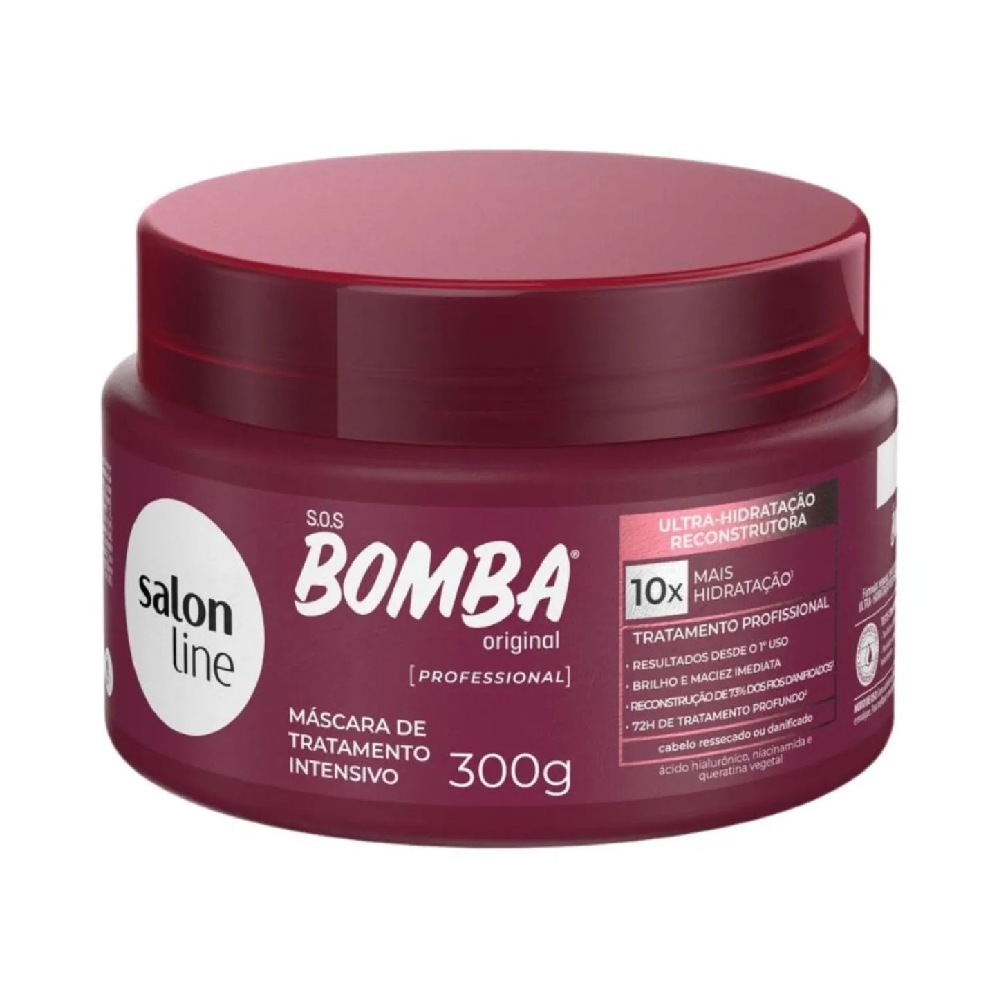 Máscara de Tratamento Intensivo Salon Line S.o.s Bomba Ultra-Hidratação Reconstrutora 300g
