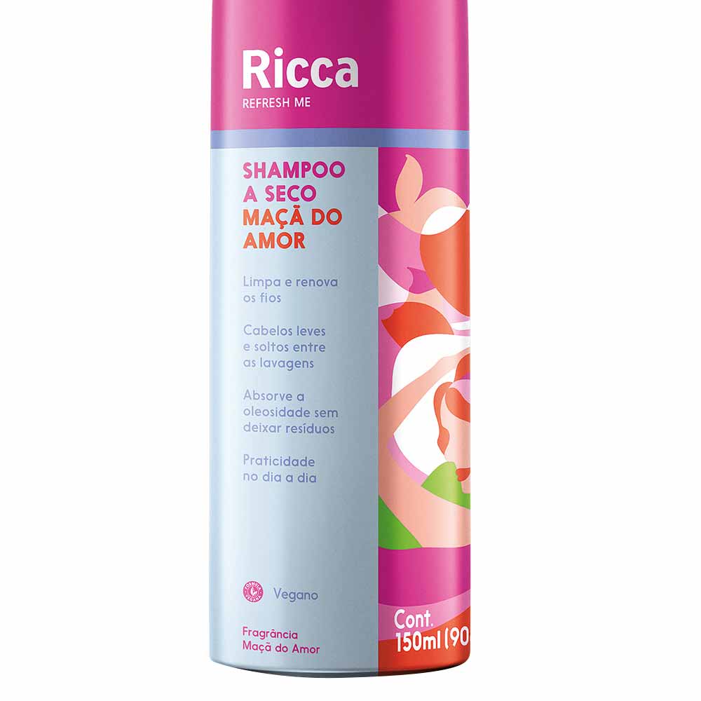 Ricca Shampoo a Seco Maçã do Amor 150ml
