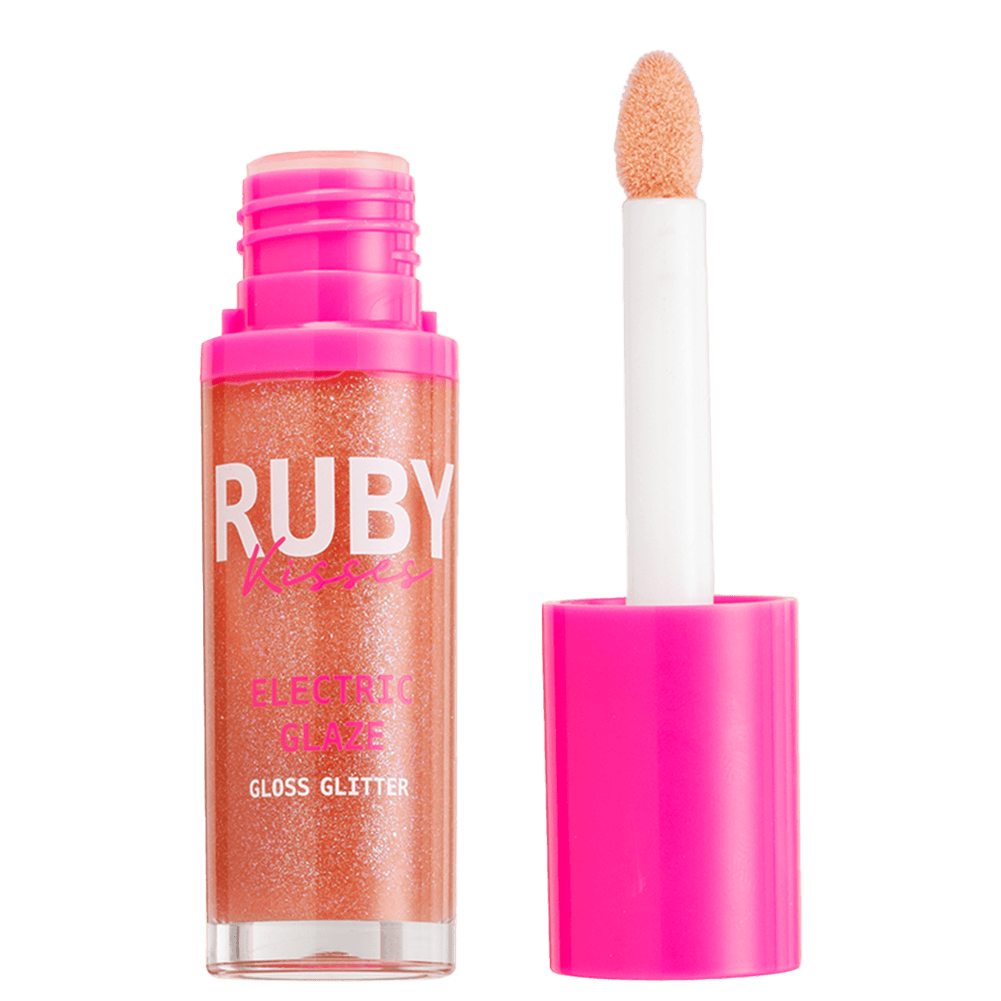 Ruby Kisses Eletric Glaze Blush Gold - Gloss Labial 6ml