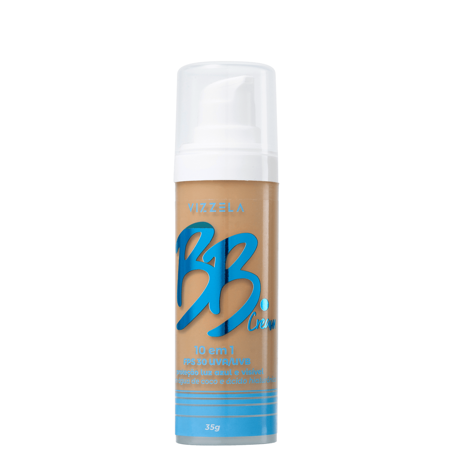 Vizzela Cosméticos 10 em 1 FPS 30 Cor 4,5 - BB Cream 35g