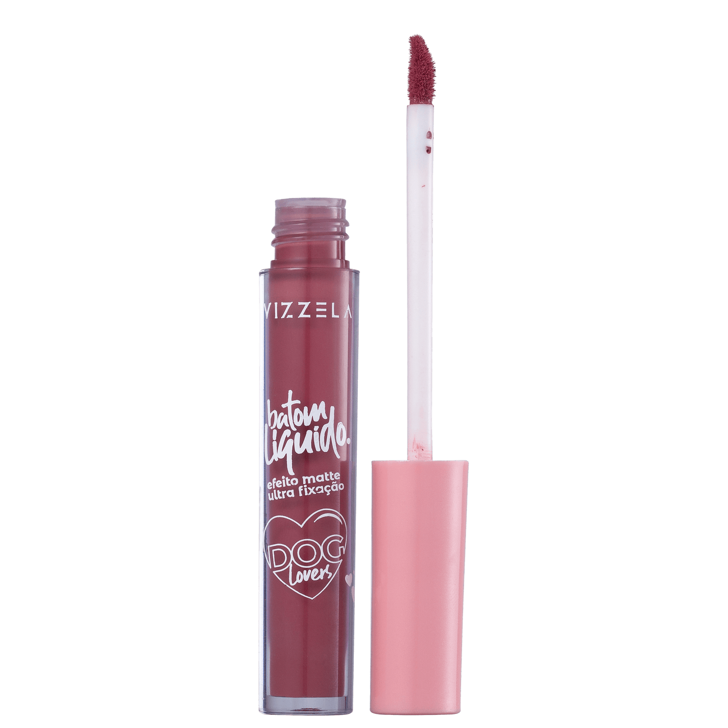 Vizzela Cosméticos Dog Lovers Cor 04 Vira-Lata - Batom Líquido 3,5g