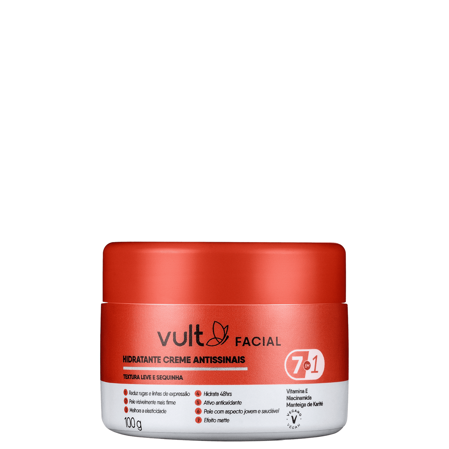 Vult Care Antissinais - Creme Hidratante Facial 100g