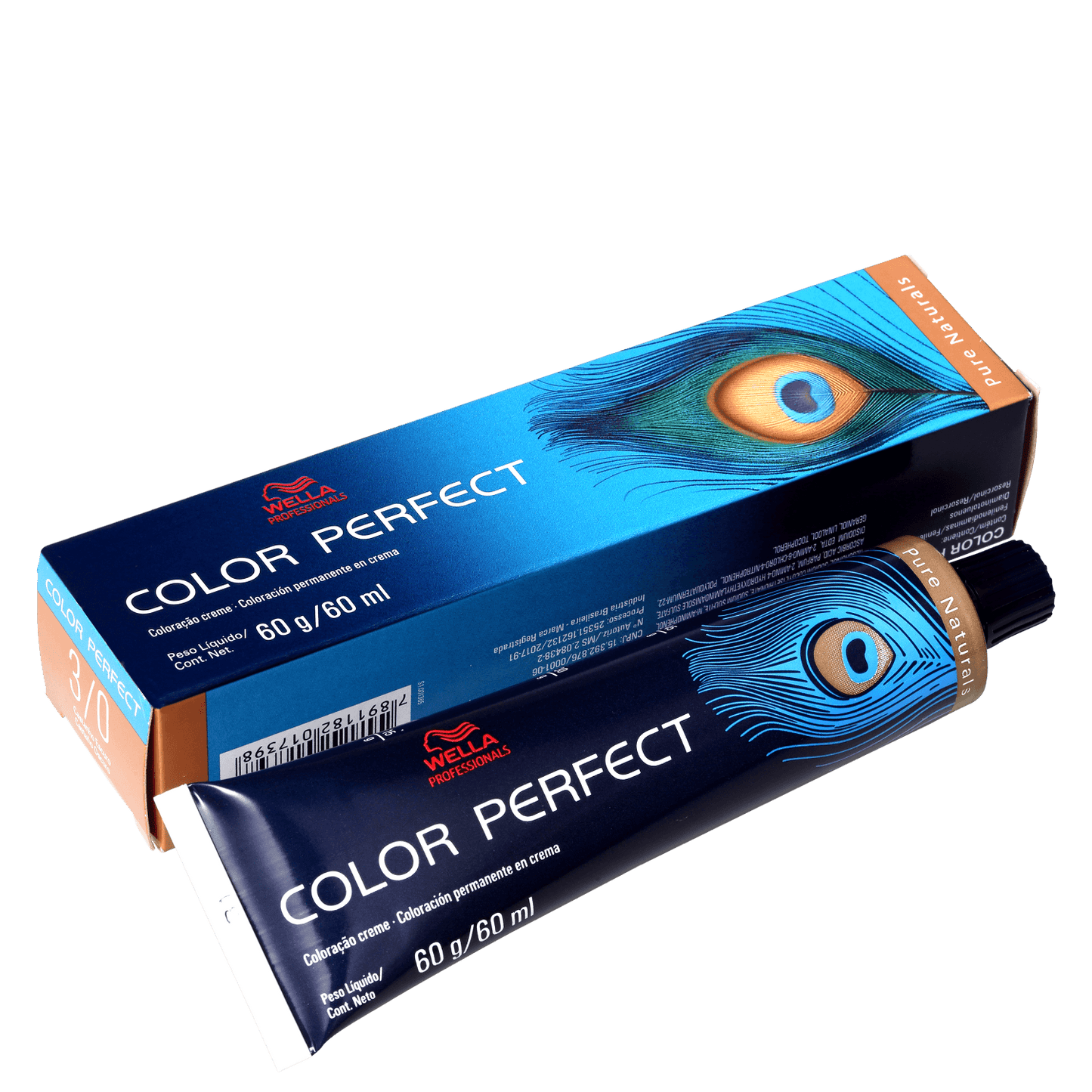 Wella Professionals Color Perfect 3/0 Castanho Escuro - Coloração Permanente 60g