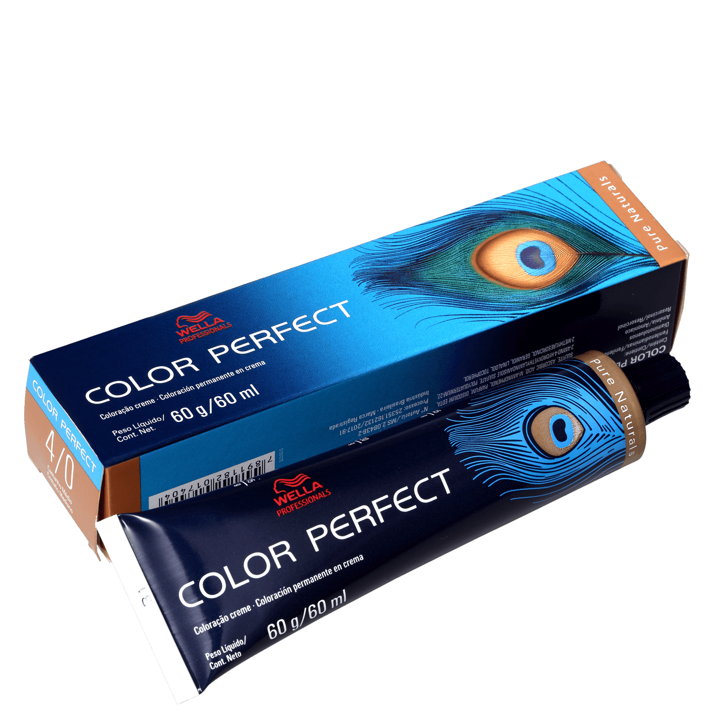 Wella Professionals Color Perfect 4/0 Castanho Médio - Coloração Permanente 60g