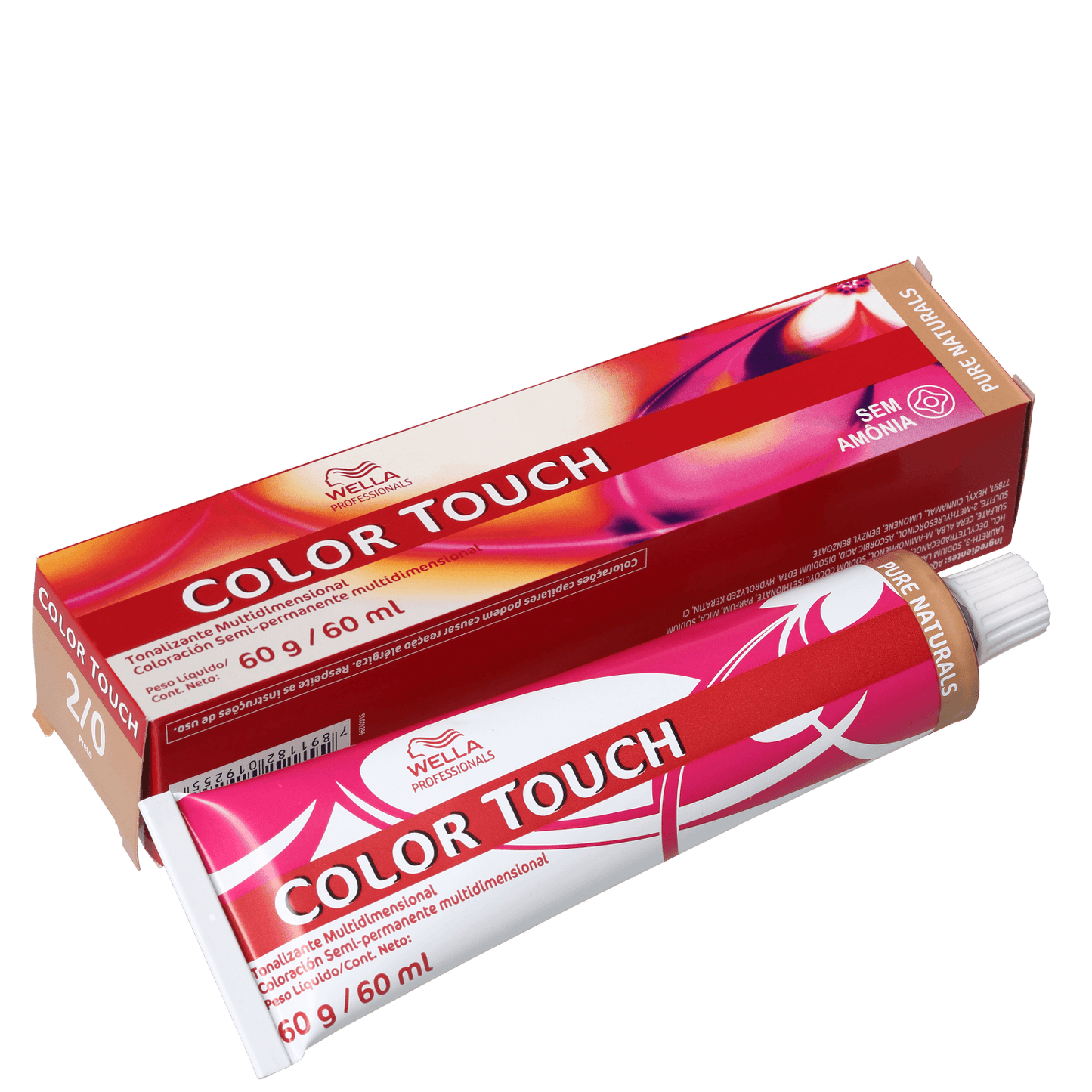 Wella Professionals Color Touch 2/0 Preto - Tonalizante 60g