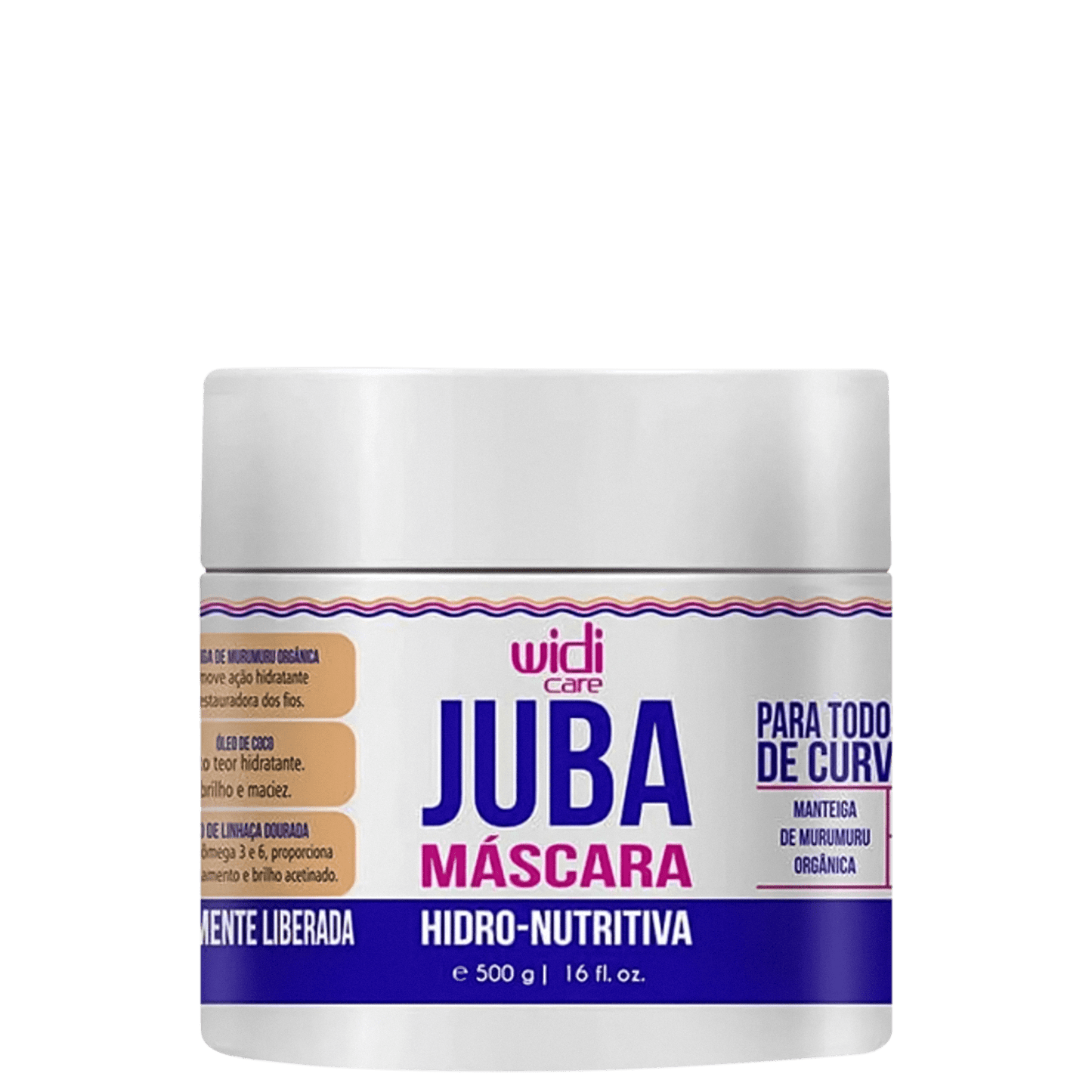 Widi Care Juba Hidro-Nutritiva - Máscara Capilar 500g