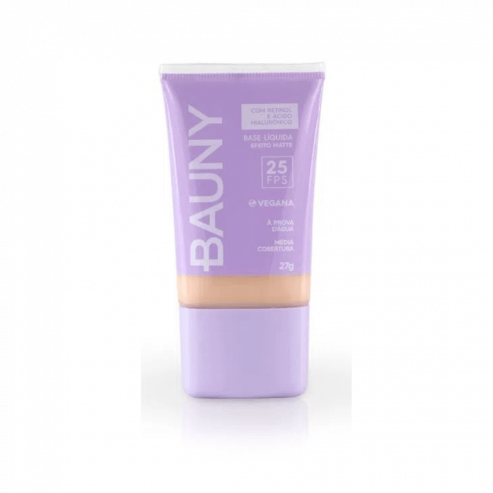 Bauny - Base Matte Retinol com FPS 25 cor 030