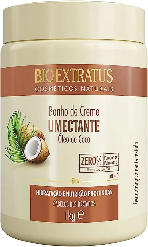 Bio Extratus Umectante Óleo de Coco - Banho de Creme 1kg