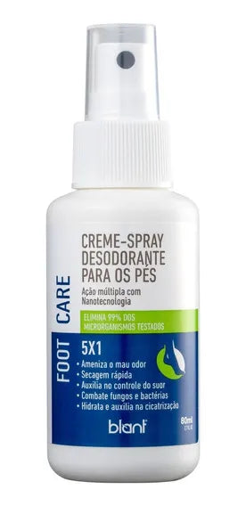Creme Spray Desodorante para os Pés Blant Foot Care 80ml