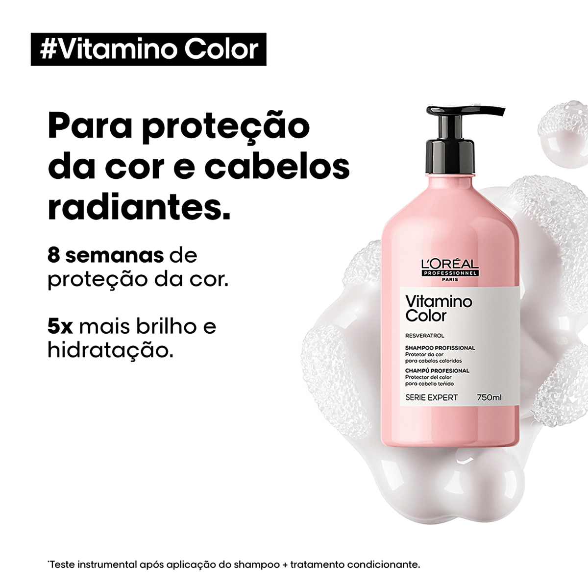 Shampoo L'Oréal Professionnel Série Expert Vitamino Color 750ml - ângulo 2