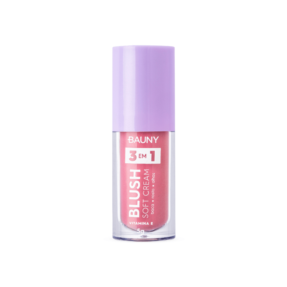 Bauny - Blush Líquido Soft Cream 3 em 1 (Dreamy) - 5g
