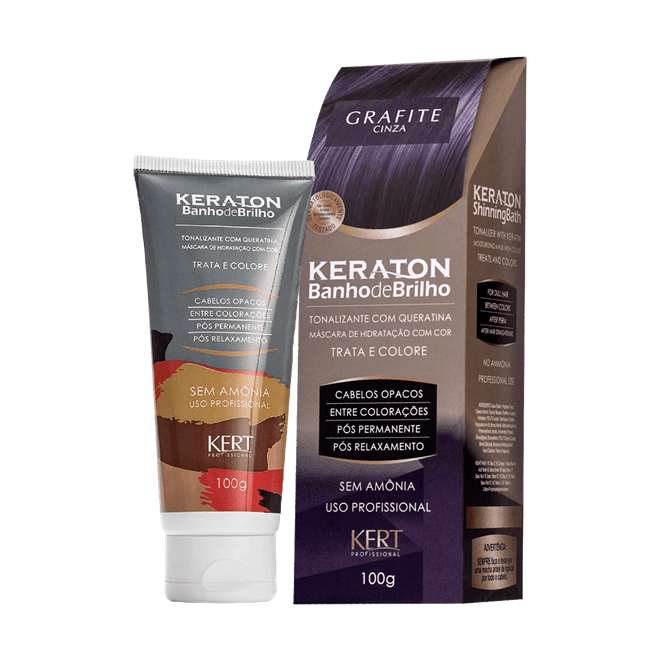 Banho de Brilho Keraton grafite 100g