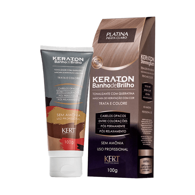 Banho de Brilho Keraton platina 100g