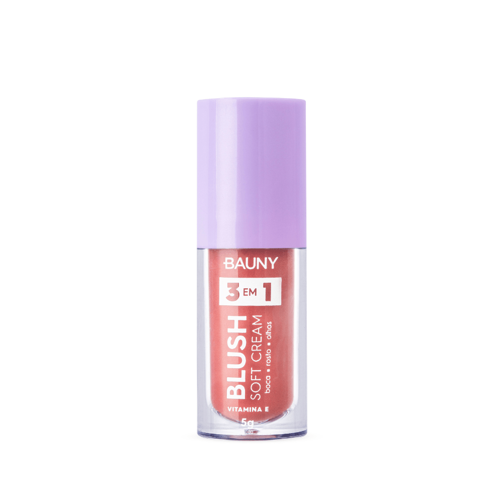 Bauny - Blush Líquido Soft Cream 3 em 1 (Sunny) - 5g -