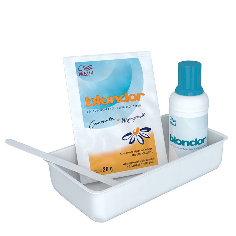 Wella Blondor Camomila Kit Clareador - conteúdo
