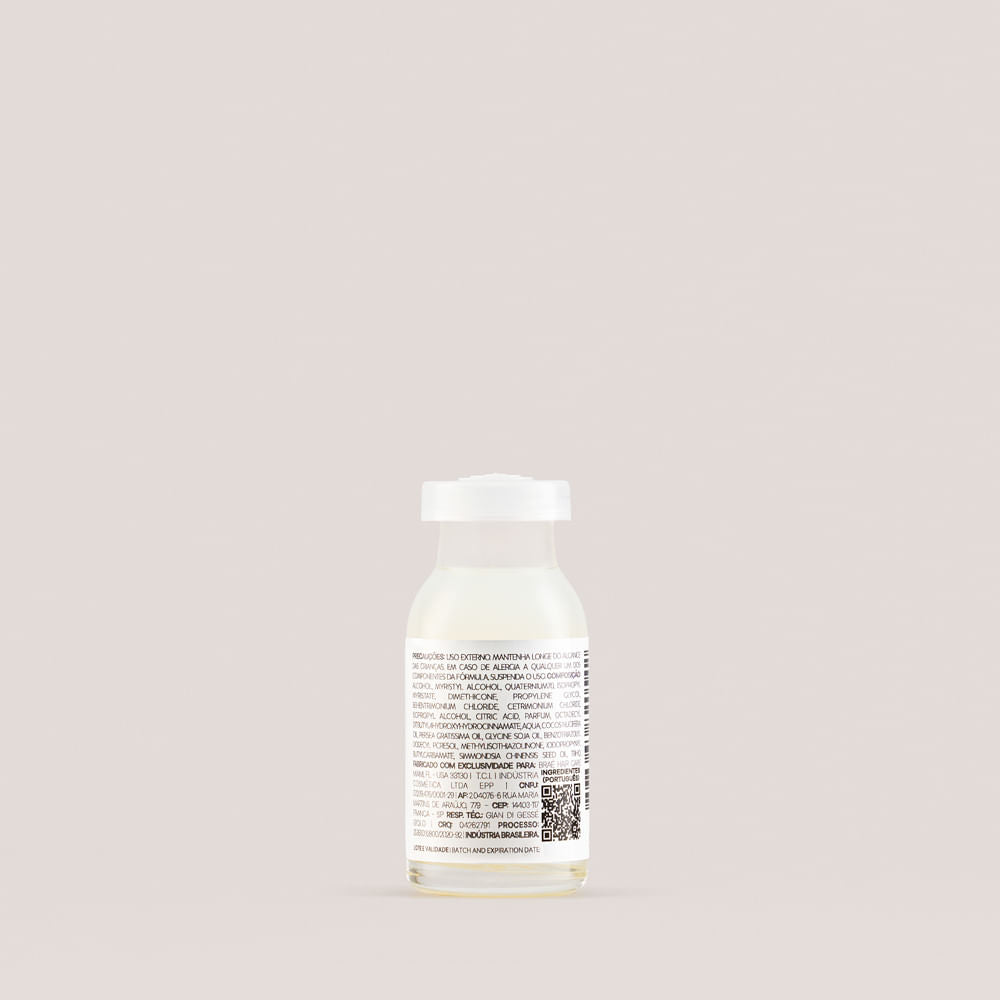 BRAÉ Divine Power Dose - Ampola 13ml - verso com modo de uso