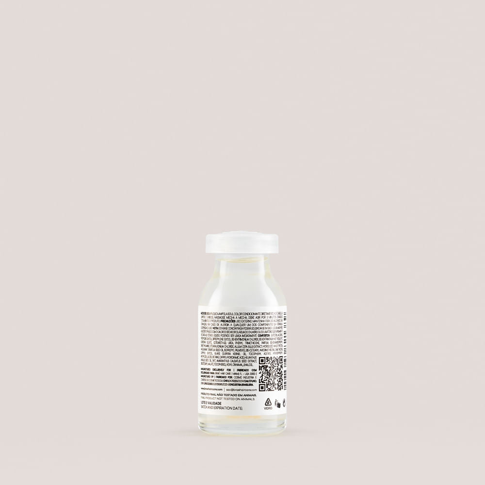 BRAÉ Soul Color Booster Ampoule - Ampola 13ml - verso com modo de uso