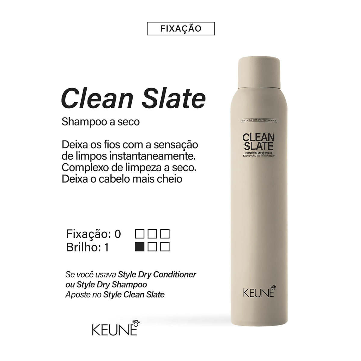 Keune Style Clean Slate Shampoo a Seco 200ml