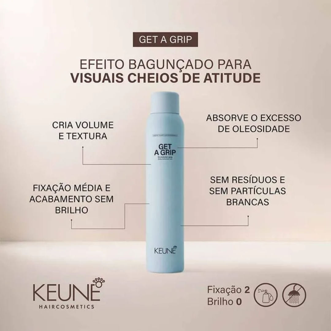 Keune Style Get A Grip Spray Texturizador Seco 200ml