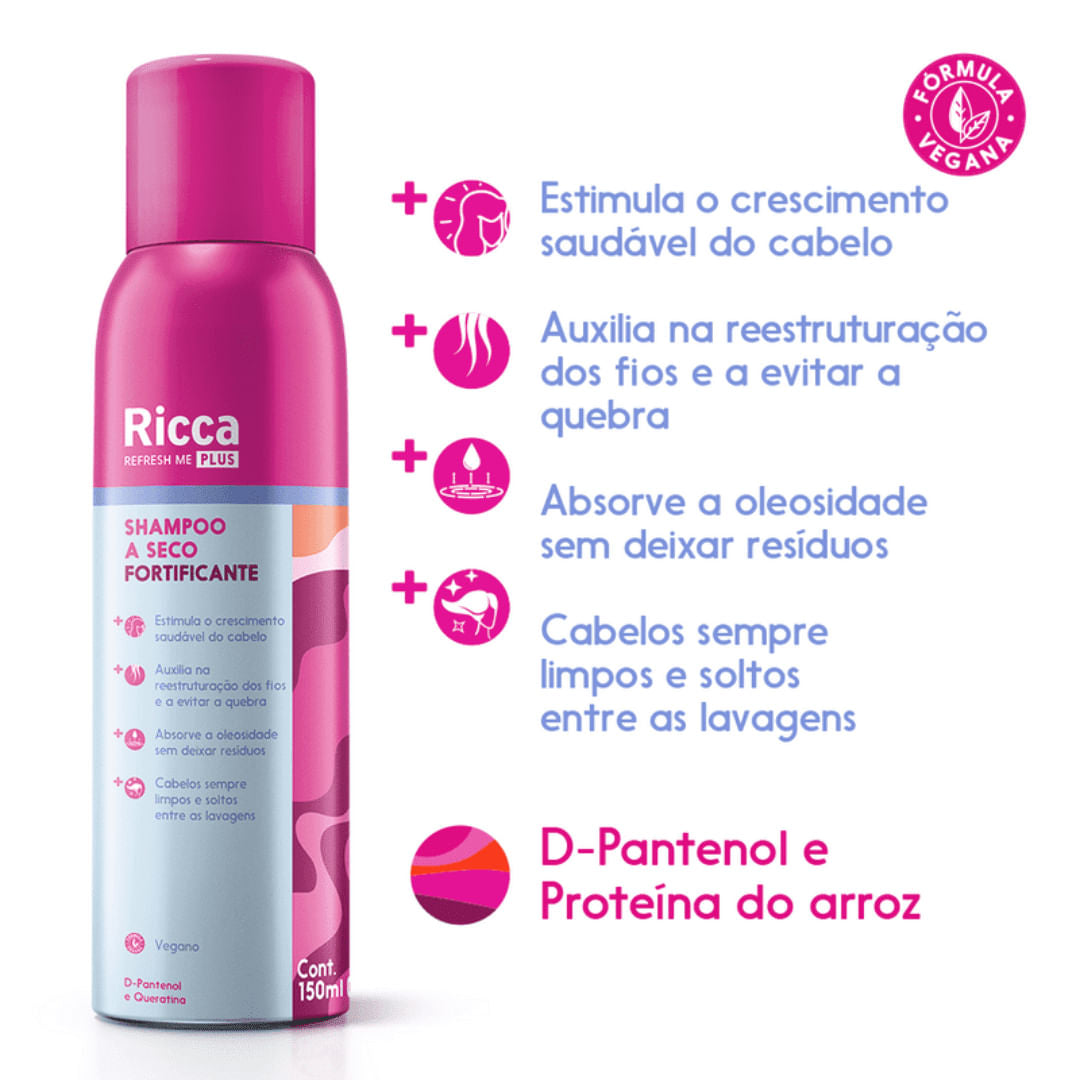 Ricca Shampoo a Seco Fortificante 150ml