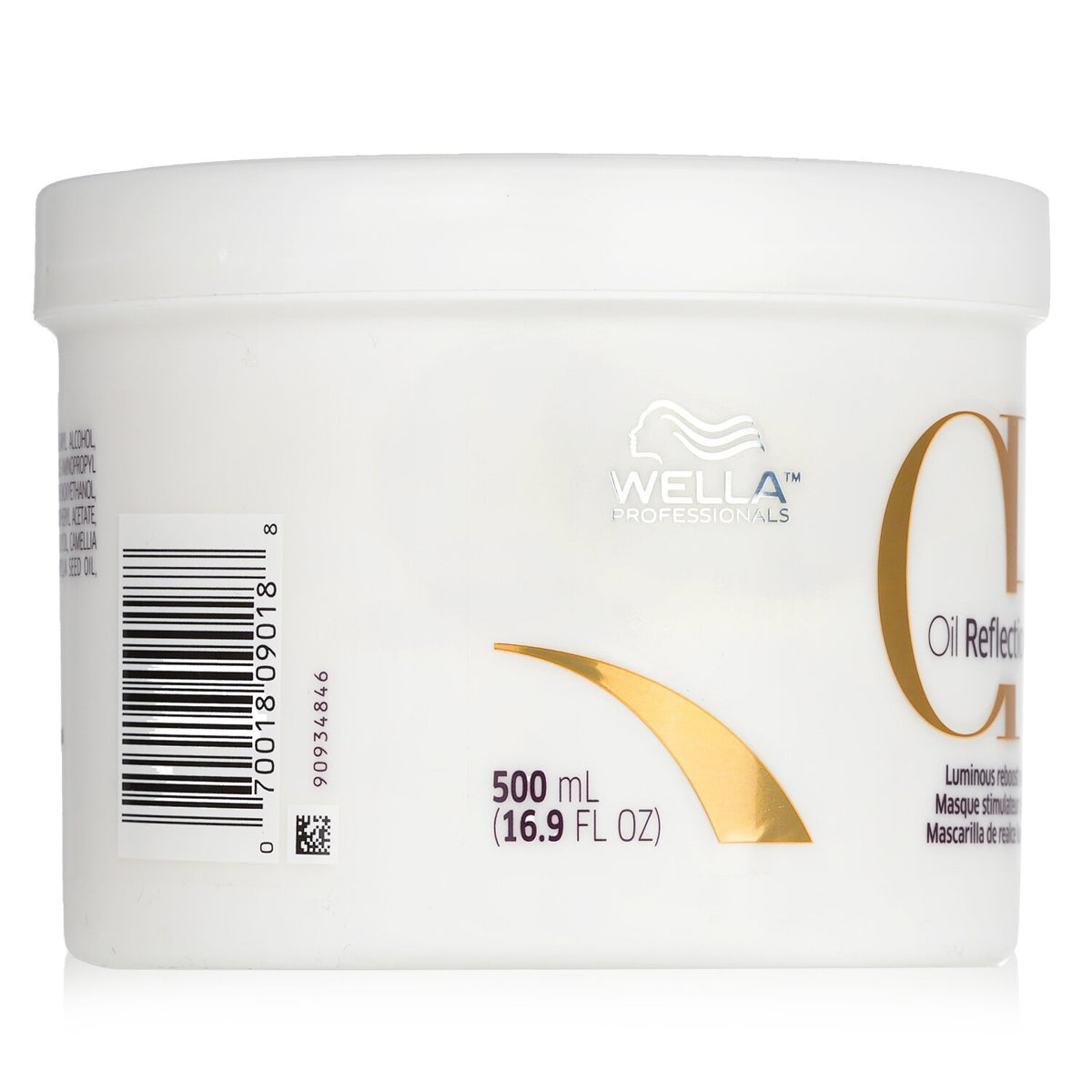 Wella Oil Reflections Máscara Luminous Reboost 500ml - vista lateral