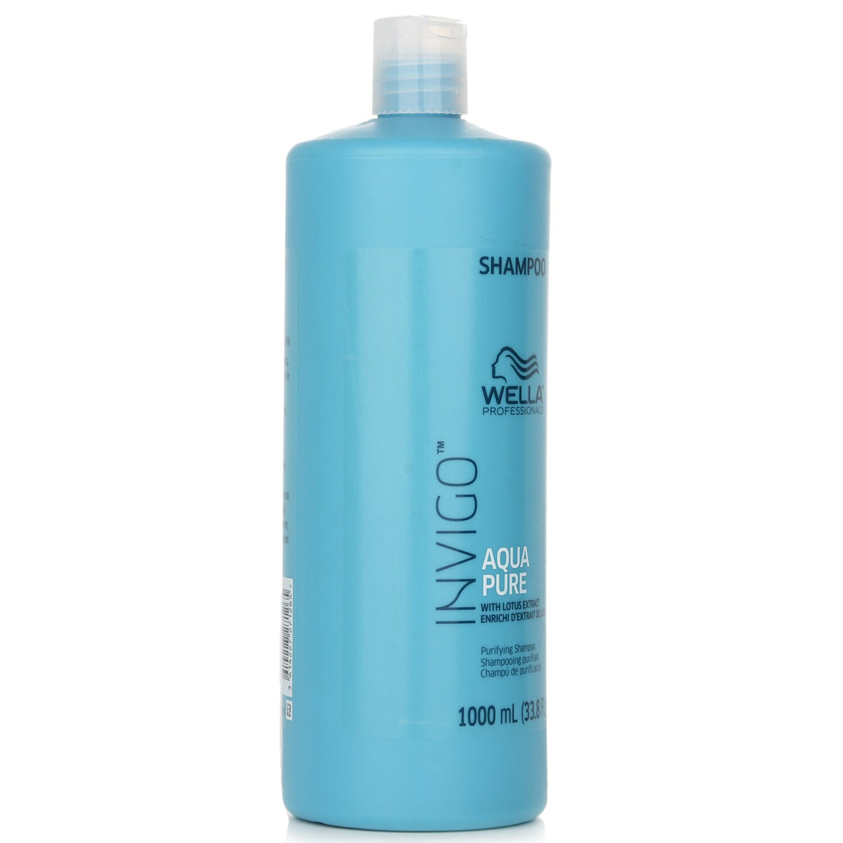 Wella Invigo Aqua Pure Shampoo Purificante 1L - vista lateral
