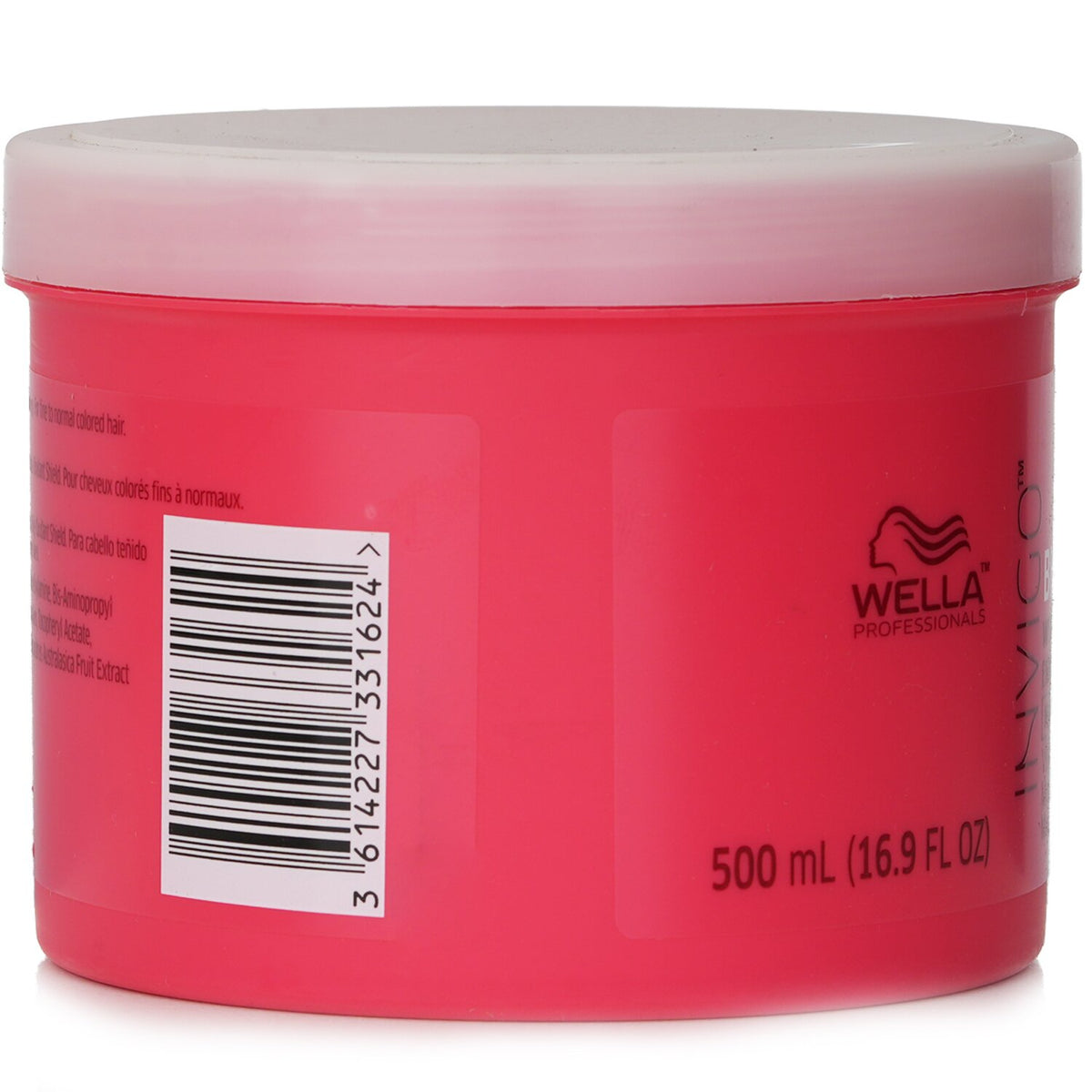 Wella Invigo Brilliance Máscara Capilar 500ml - vista lateral