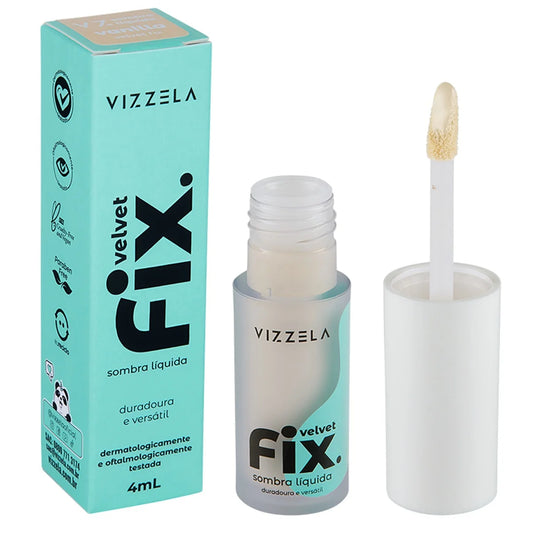Sombra Líquida Velvet Fix - Vizzela Vanilla