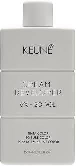 Keune Cream Developer Tinta Color & So Pure Color 6% - Oxidante 20 Volumes 1L
