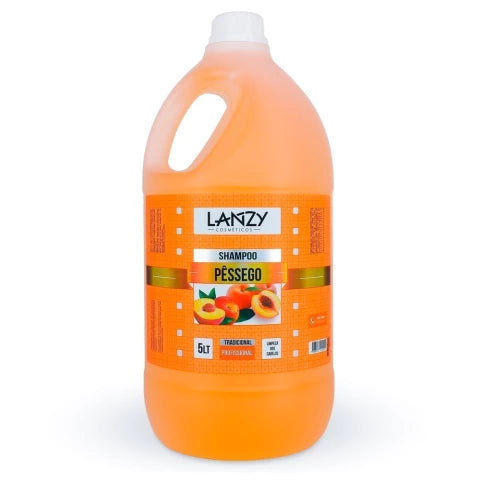 Shampoo profissional pêssego Lanzy Cosméticos 5 litros