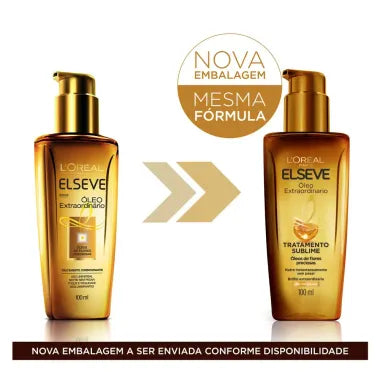 Óleo Extraordinário Elseve L'Oréal Paris 100ml - embalagem