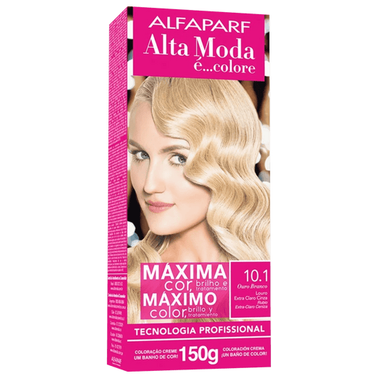 Alta Moda é... Colore 10.1 Louro Extra Claro Cinza - Coloração Permanente 150g