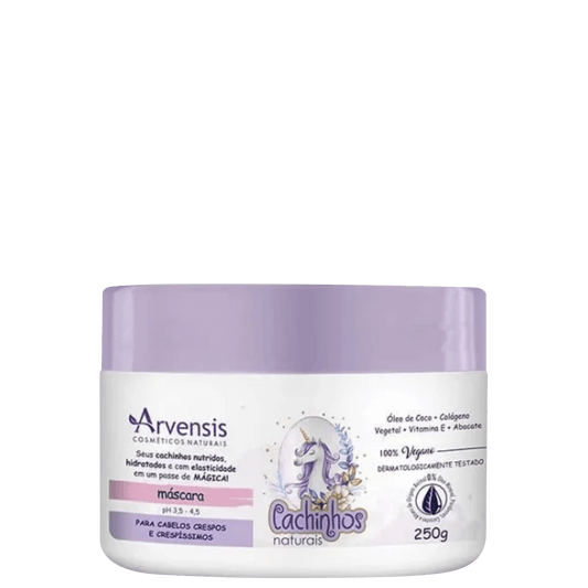 Arvensis Cosméticos Naturais Cachinhos Naturais Crespos - Máscara Capilar 250g