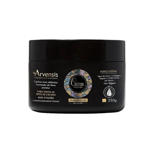 Arvensis Cosméticos Naturais Cachos Naturais - Geleia Ativadora Fixação Forte 250g