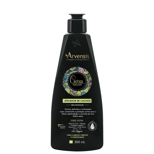 Arvensis Cosméticos Naturais Cachos Naturais Crespos e Crespíssimos - Ativador de Cachos 300ml