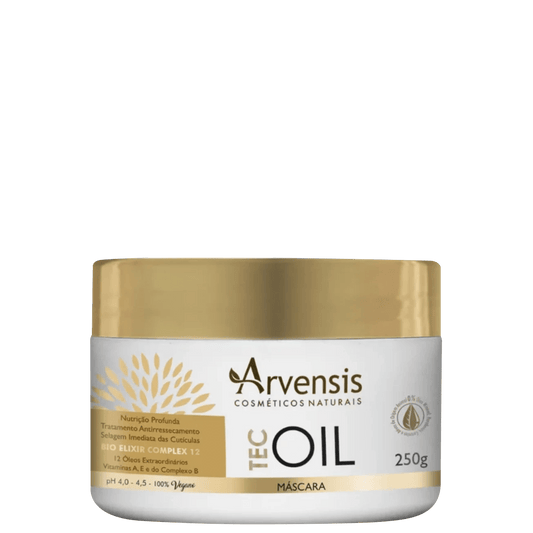 Arvensis Cosméticos Naturais Tec Oil Nutrição Profunda - Máscara Capilar 250g