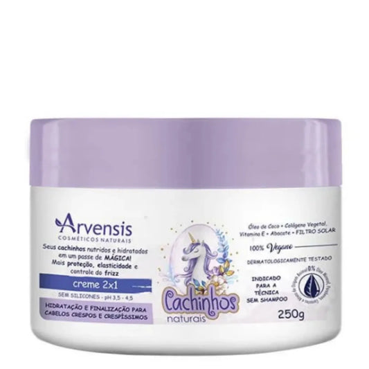 Arvensis Creme Cachinhos 2x1 - Máscara Capilar 250g