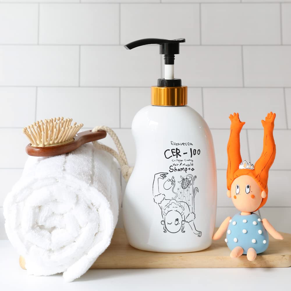 Shampoo Elizavecca CER-100 Hair Muscle 500ml - rótulo