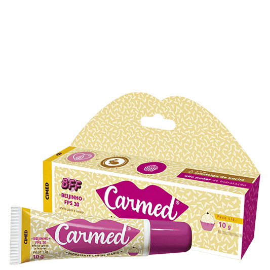 Cimed Carmed BFF Beijinho FPS 30 - Hidratante Labial 10g