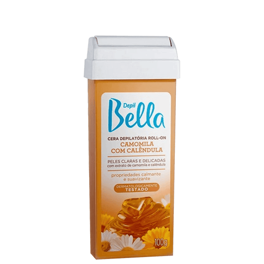 Depil Bella Camomila - Cera Depilatória Roll-On 100g